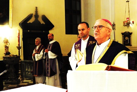 Nadškof msgr Zore se je zahvalil vsem za obnovitvena dela kotlovnice in ogrevanje v cerkvi
